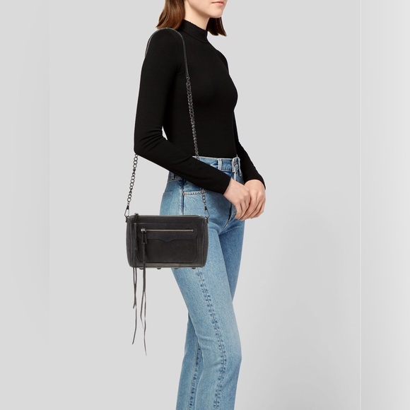 REBECCA MINKOFF‎ Suede Crossbody - Picture 1 of 10